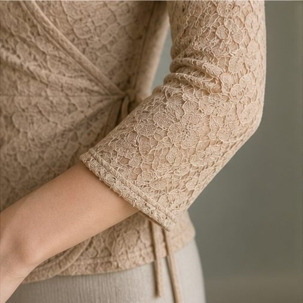 Sand Ruffle Blouse - Picture 5 of 6